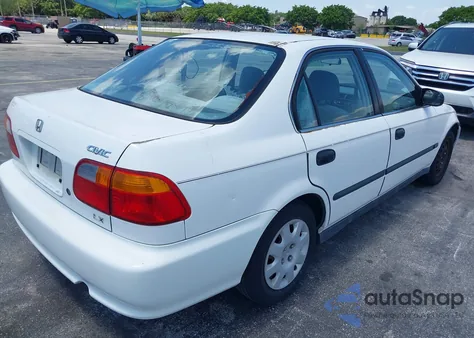 2000 Honda Civic Lx z USA, uszkodzony, nr VIN 1HGEJ6679YL019958